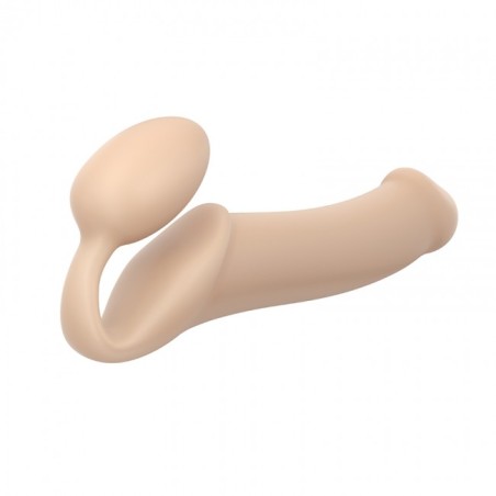 SEMI-REALISTIC BENDABLE STRAP-ON FLESH SIZE XL