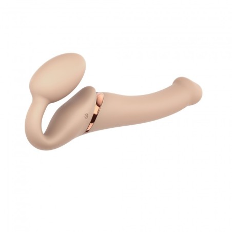 MIXED PACK VIBRATING STRAP ON FLESH MEDIUM - FLESH