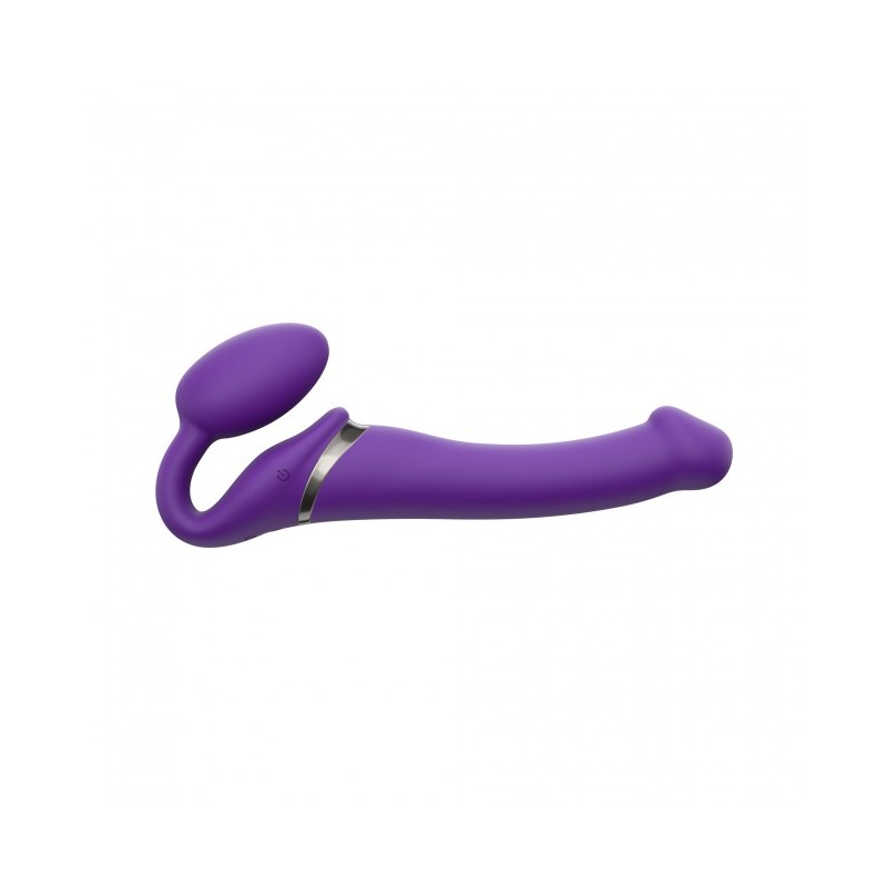 MIXED PACK VIBRATING STRAP ON PURPLE MEDIUM