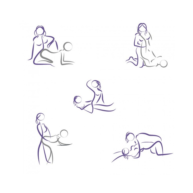 3 MOTOR VIBRATING STRAP ON PURPLE XL