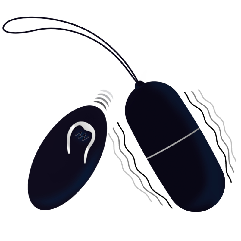 INTENSE FLIPPY I VIBRATING EGG WITH REMOTE CONTROL BLACK