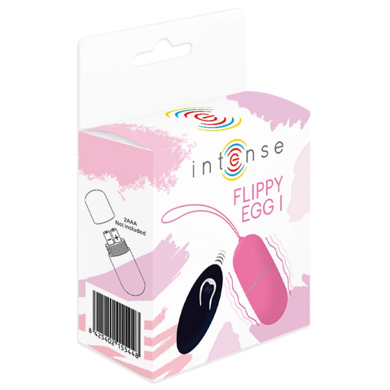 INTENSE FLIPPY I VIBRATING EGG WITH REMOTE CONTROL PINK