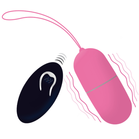INTENSE FLIPPY I VIBRATING EGG WITH REMOTE CONTROL PINK