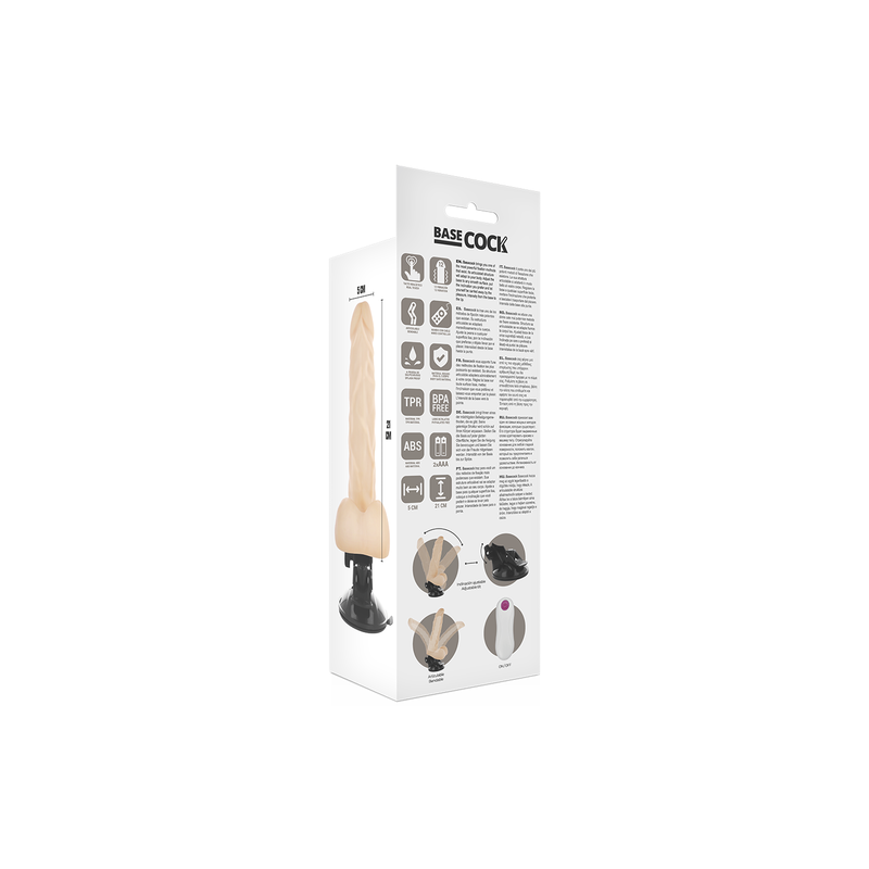 BASECOCK REALISTIC BENDABLE REMOTE CONTROL - FLESH 21CM