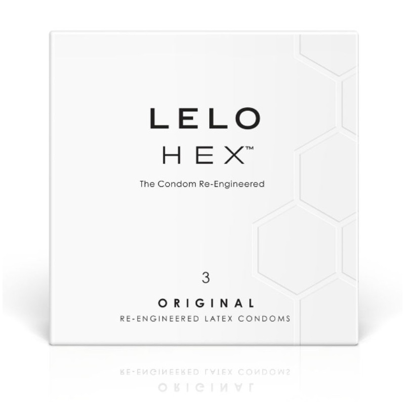 LELO HEX CONDOMS ORIGINAL 3 PACK