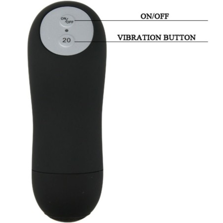 BAILE VIBRATING PLUG AND REMOTE CONTROL WIRELESS BLACK