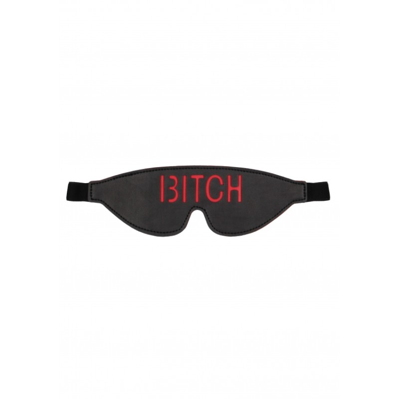Ouch! Blindfold - BITCH - Black