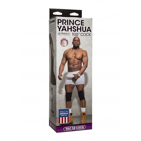 Prince Yahshua - Cock - With Vac-U-Lock Suction Cup - Brown