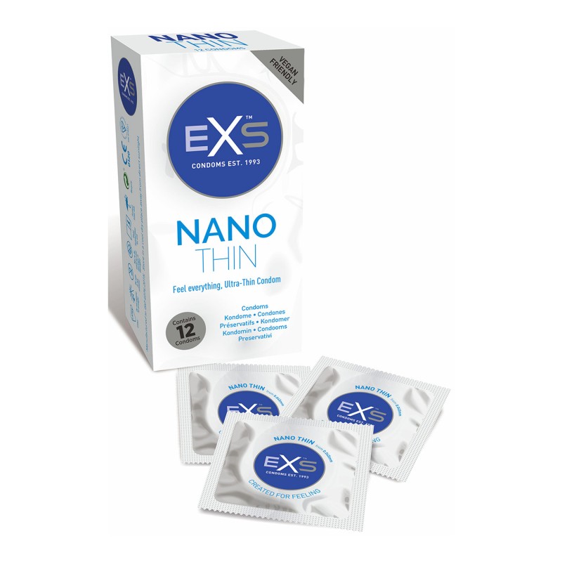 EXS Nano Thin Condom - Πολύ λεπτό - 12τμχ