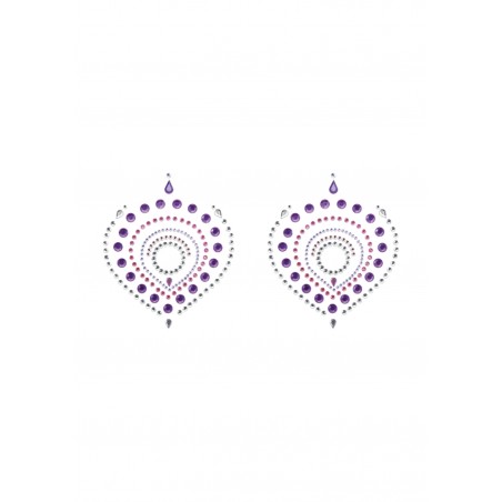 Flamboyant - Rhinestone Body Decoration - Violet and pink