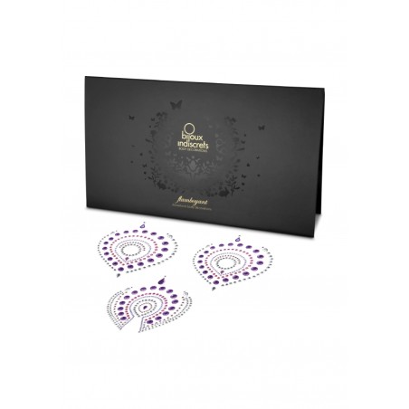 Flamboyant - Rhinestone Body Decoration - Violet and pink