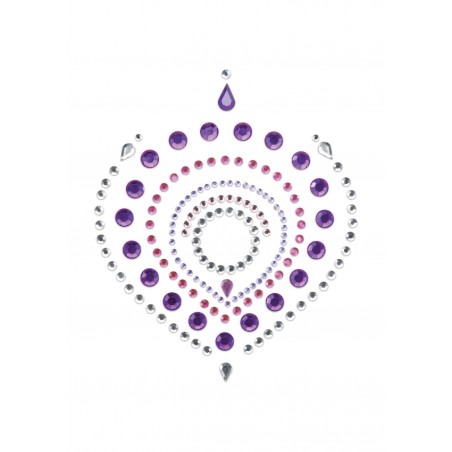 Flamboyant - Rhinestone Body Decoration - Violet and pink