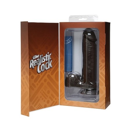 Doc Johnson -  THE REALISTIC COCKS - 20cm - Black