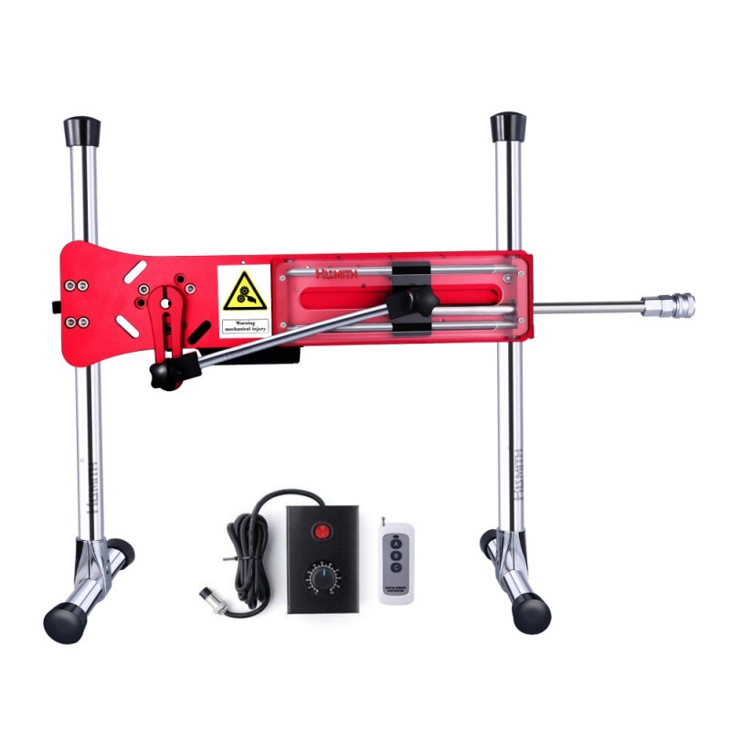 Hismith Premium Sex Machine Colorful Series- Red