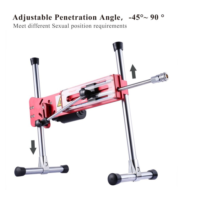 Hismith Premium Sex Machine Colorful Series- Red