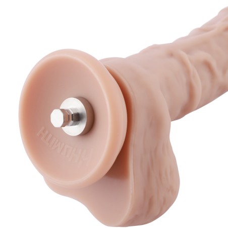 Hismith - 23 cm Flesh Silicone Dildo with KlicLok Connector