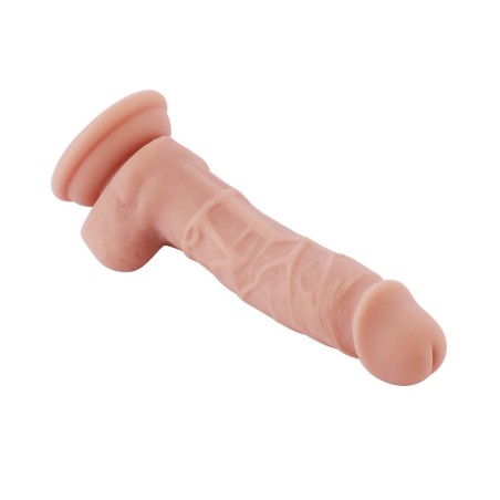 Hismith - 23 cm Flesh Silicone Dildo with KlicLok Connector