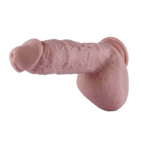 Hismith - 25cm Flesh Silicone Dildo with KlicLok Connector