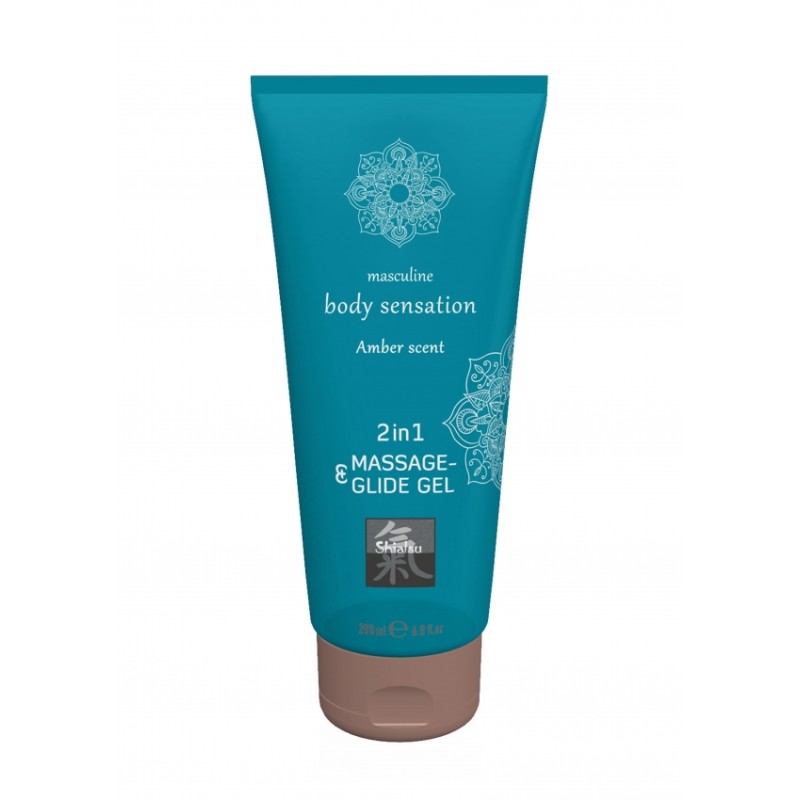 SHIATSU Massage- & Glide Gel 2in1 Amber - 250ml