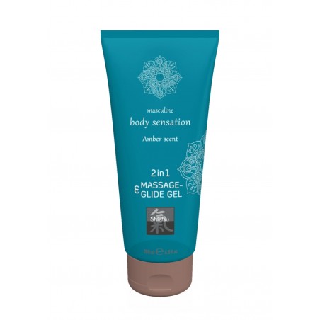 SHIATSU Massage- & Glide Gel 2in1 Amber - 250ml
