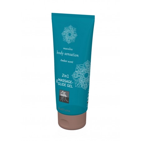 SHIATSU Massage- & Glide Gel 2in1 Amber - 250ml