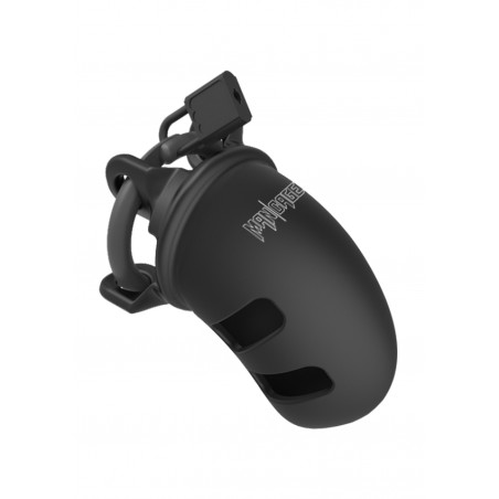 Model 14 - Chastity - 6,25cm - Silicone Cock Cage - Black