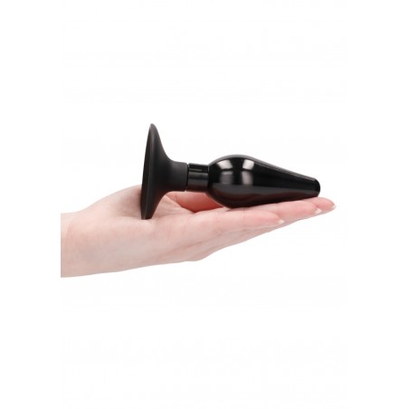 Interchangeable Butt Plug Set - Pointed Large - Black