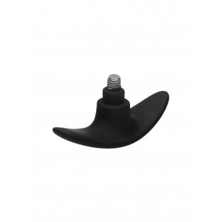 Interchangeable Butt Plug Set - Pointed Large - Black