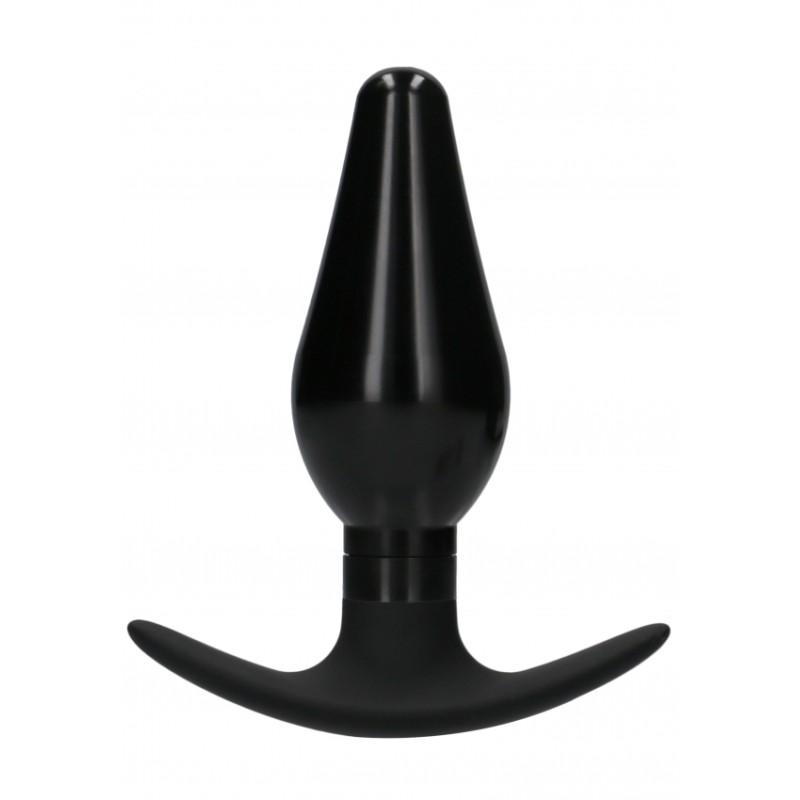 Interchangeable Butt Plug Set - Pointed Medium - Black
