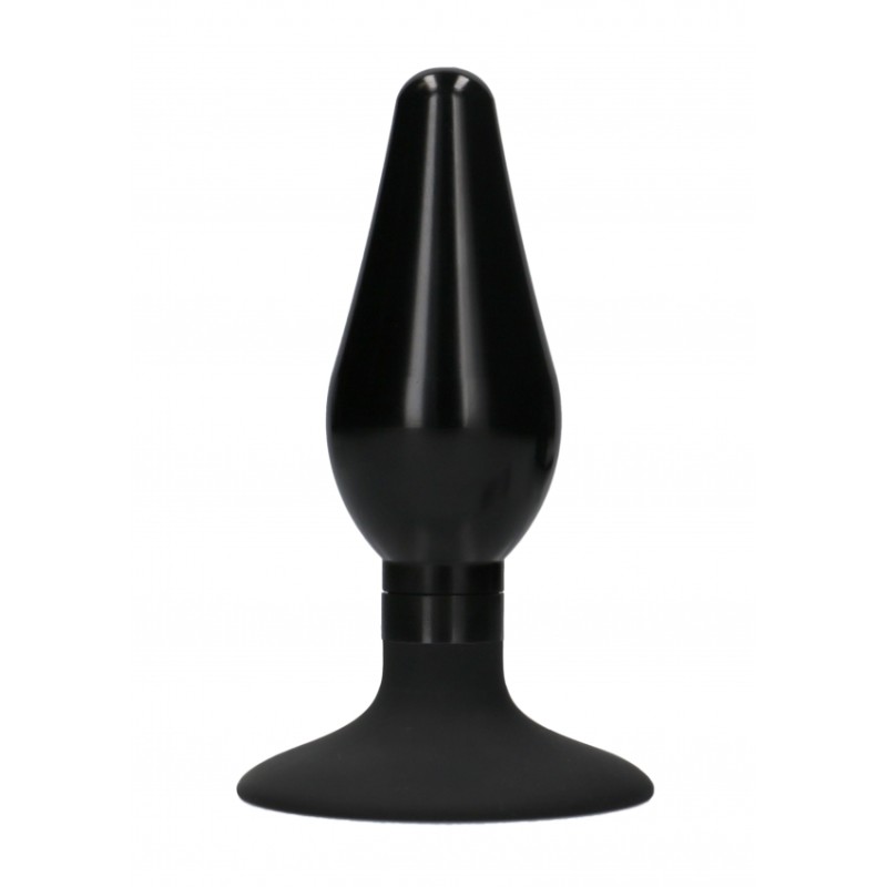 Interchangeable Butt Plug Set - Pointed Medium - Black