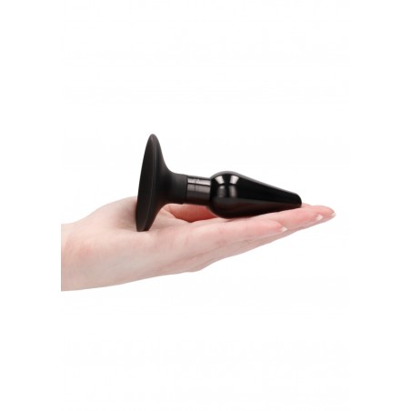 Interchangeable Butt Plug Set - Pointed Medium - Black