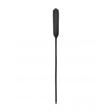 Urethral Sounding - Silcone Vibrating Bullet Plug - Extra Long