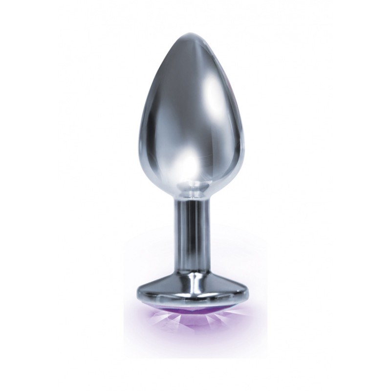 Bejeweled - Stainless Steel Plug - Violet