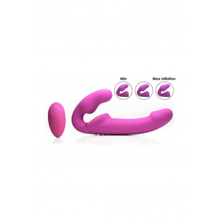 10x - Inflatable & Vibrating - Strapless Strapon - Evoke Ergo Fi