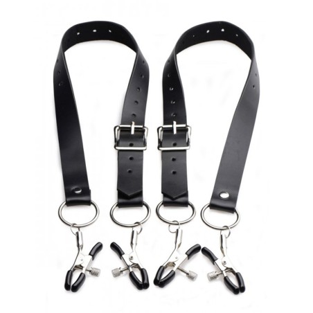 Spread Labia Spreader Straps with Clamps