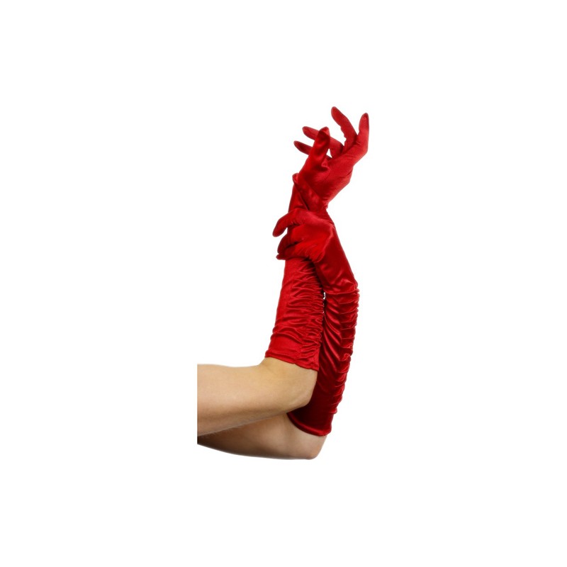 Long Gloves - Red