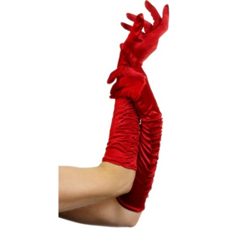Long Gloves - Red