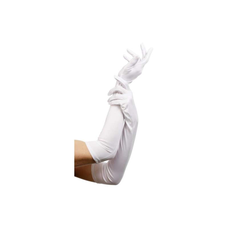 Long Gloves - White