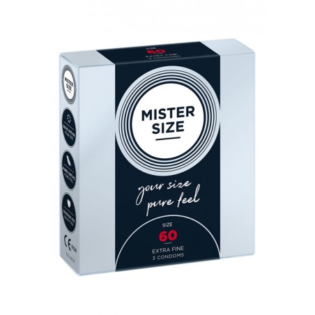 Condoms - MISTER SIZE 60 (3 pack)