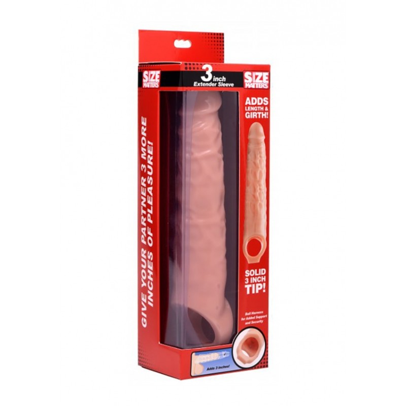 3 Inch Extender Sleeve - Flesh
