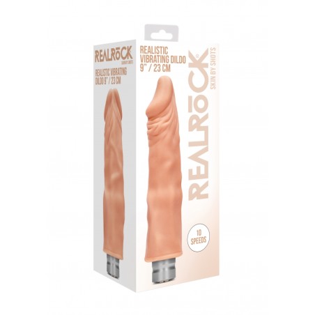 Real Rock - 23cm Realistic Vibrating Dildo