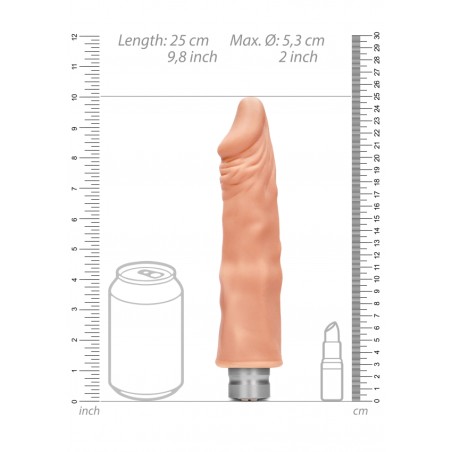 Real Rock - 23cm Realistic Vibrating Dildo