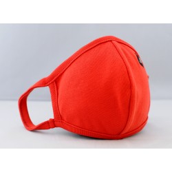 Red Face Mask Protection - 100% Cotton