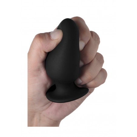 Squeezable Small Anal Plug - Black
