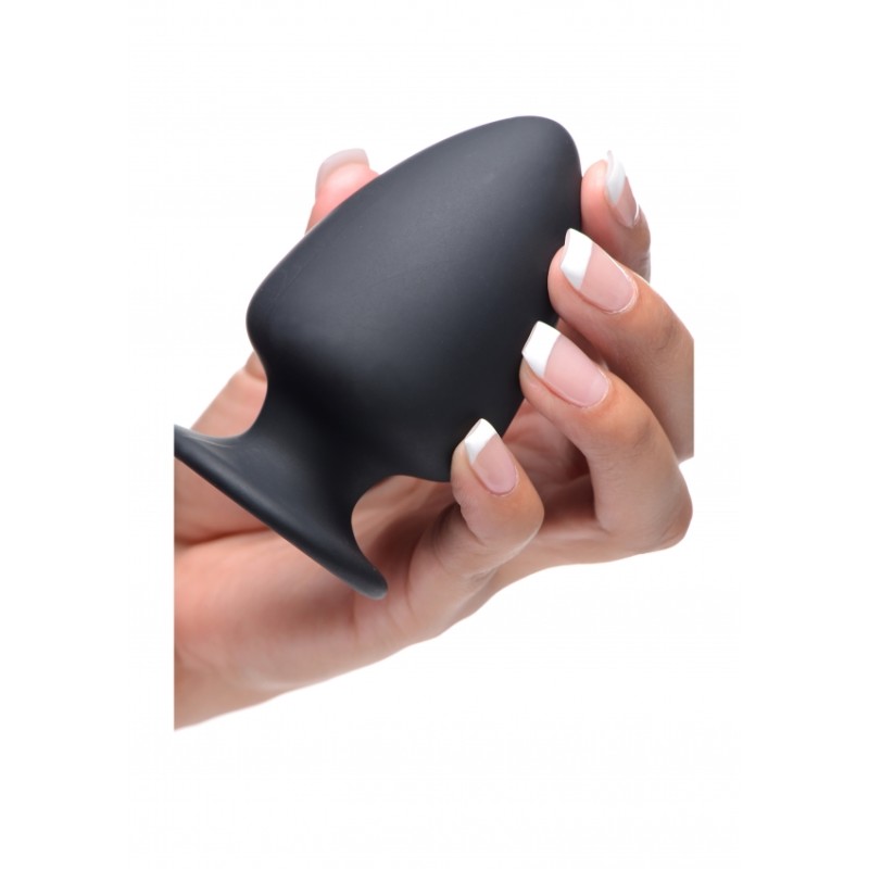 Squeezable Small Anal Plug - Black