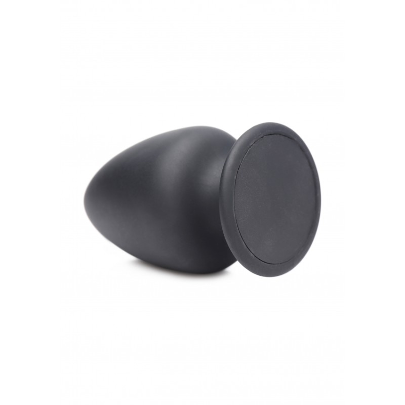 Squeezable Small Anal Plug - Black