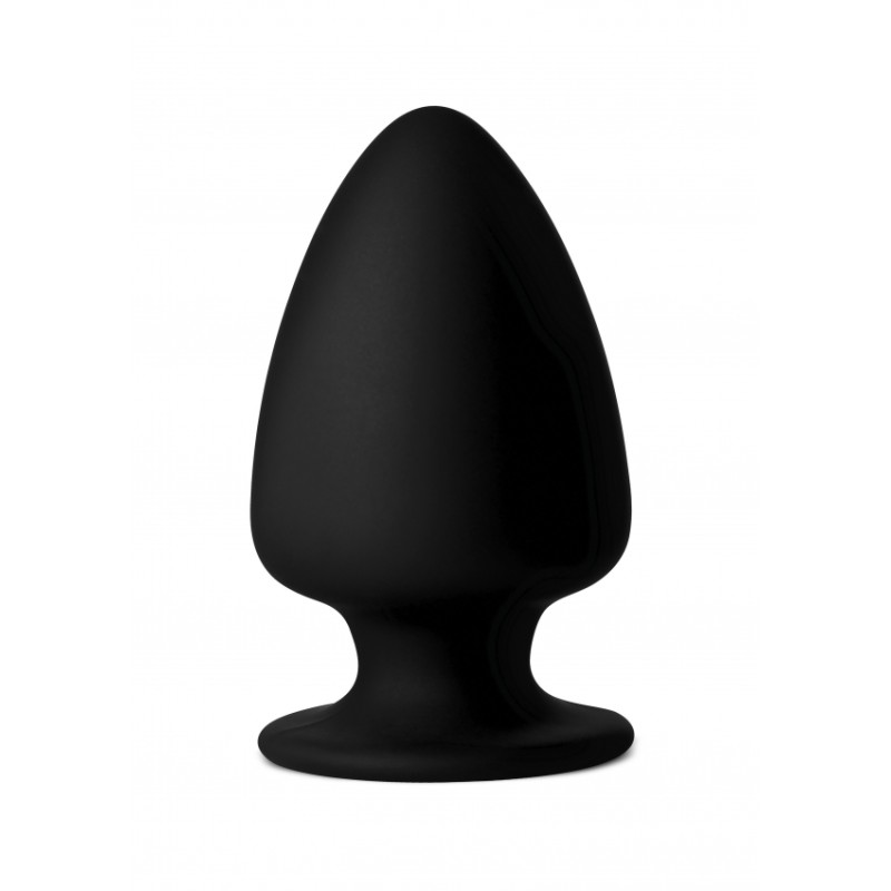 Squeezable Small Anal Plug - Black
