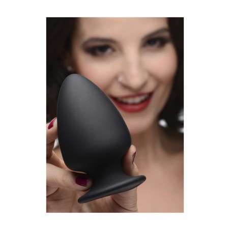 Squeezable Small Anal Plug - Black