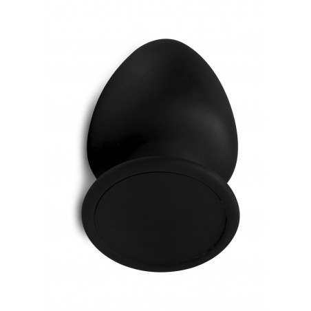 Squeezable Medium Anal Plug - Black