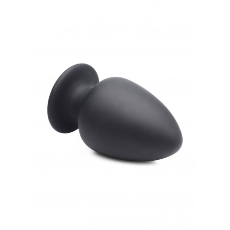 Squeezable Large Anal Plug - Black